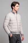 Bomber reversibile imbottito in misto lana vergine