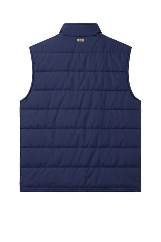 Quilted snap-button vest