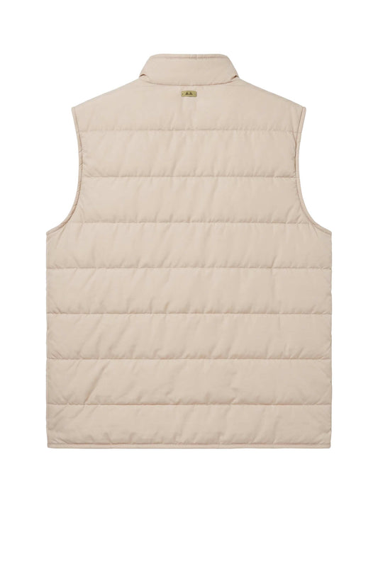 Quilted technical fabric vest