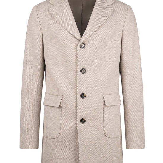 Wool and Cashmere Single-Breasted Coat - Zegna® Fabrics - MONTEZEMOLO