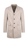 Wool and Cashmere Single-Breasted Coat - Zegna® Fabrics - MONTEZEMOLO