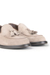 Leather Tassel Slipper Loafers