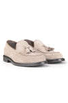 Leather Tassel Slipper Loafers