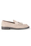 Leather Tassel Slipper Loafers