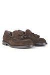 Leather Tassel Slipper Loafers
