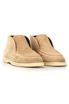 Suede Slip-On Ankle Boot