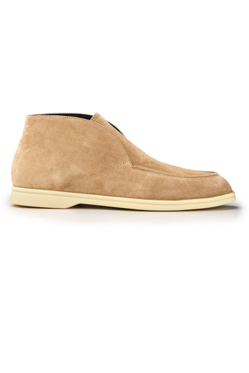 Suede Slip-On Ankle Boot