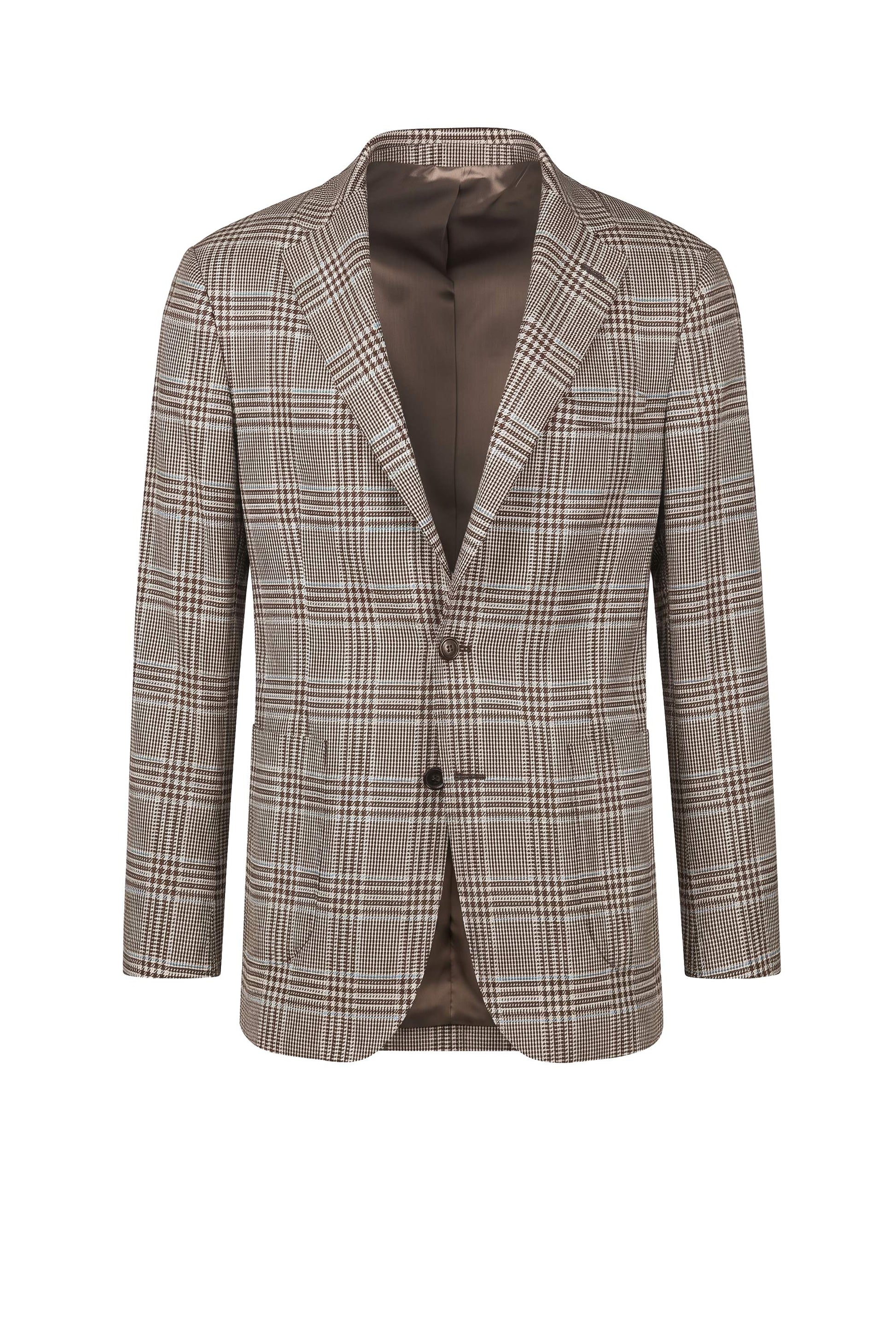 Premium Cashmere Prince of Wales Check Jacket - Zegna® Fabrics - MONTEZEMOLO