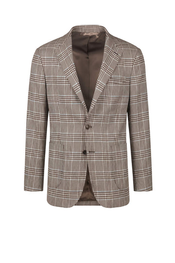 Premium Cashmere Prince of Wales Check Jacket - Zegna® Fabrics - MONTEZEMOLO