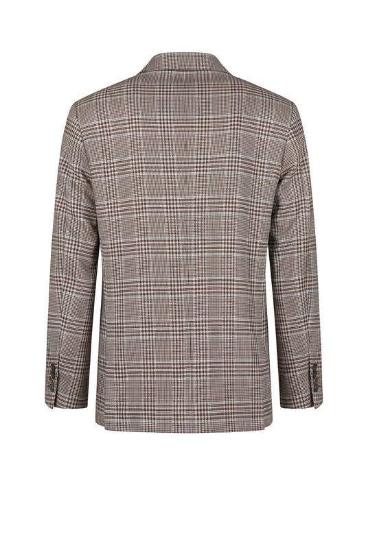 Premium Cashmere Prince of Wales Check Jacket - Zegna® Fabrics - MONTEZEMOLO