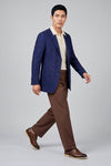 Unlined Wool&Silk Blazer - Loro Piana® fabrics