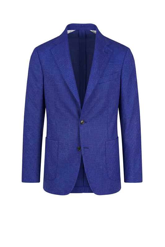 Micro-jersey jacquard blazer - Loro Piana® fabrics - MONTEZEMOLO