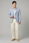 Unlined Blazer in wool, silk & linen - Loro Piana® fabrics