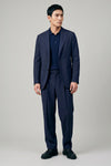 Blazer seersucker stretch goffrato