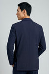 Blazer seersucker stretch goffrato