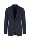 Single-breasted blazer in textured stretch seersucker fabric - MONTEZEMOLO
