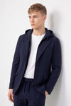 ZMART travel jacket with removable hooded bib