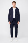 ZMART travel jacket with removable hooded bib