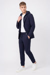 ZMART travel jacket with removable hooded bib