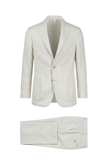 Tailored suit in linen, wool & silk - Fabrics by Ferla® - MONTEZEMOLO