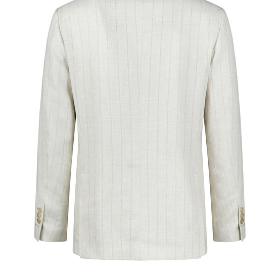 Tailored suit in linen, wool & silk - Fabrics by Ferla® - MONTEZEMOLO