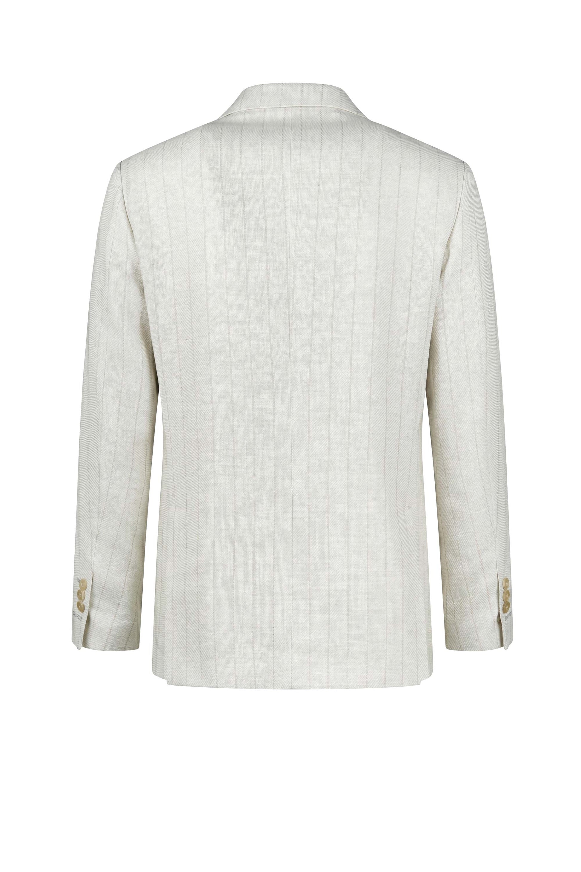 Tailored suit in linen, wool & silk - Fabrics by Ferla® - MONTEZEMOLO