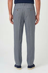 Pantalone con coulisse in tessuto a resca