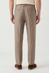 Pantalone con coulisse in tessuto a resca