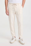 ACTIVE pleated drawstring joggers