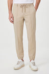ACTIVE pleated drawstring joggers