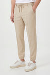 ACTIVE pleated drawstring joggers