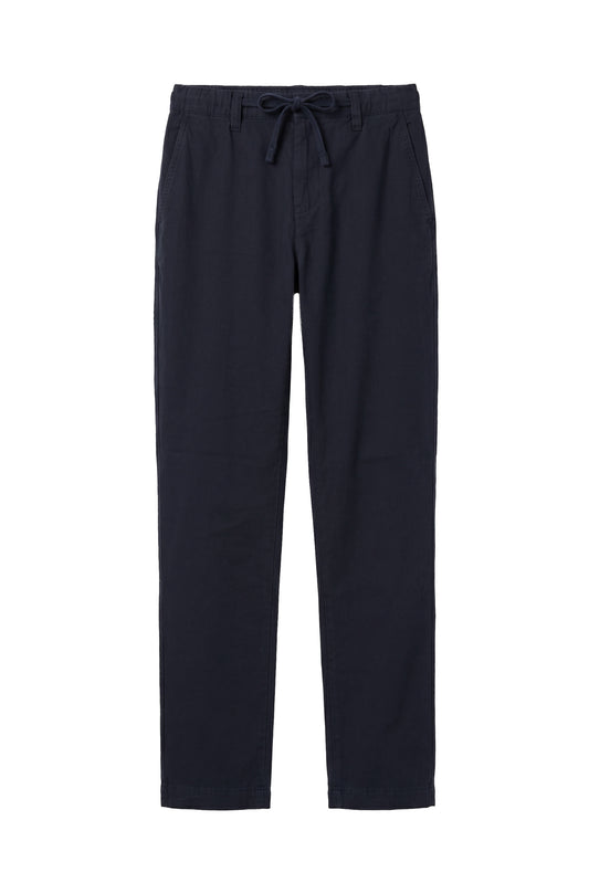 Linen and cotton trousers with drawstring - MONTEZEMOLO
