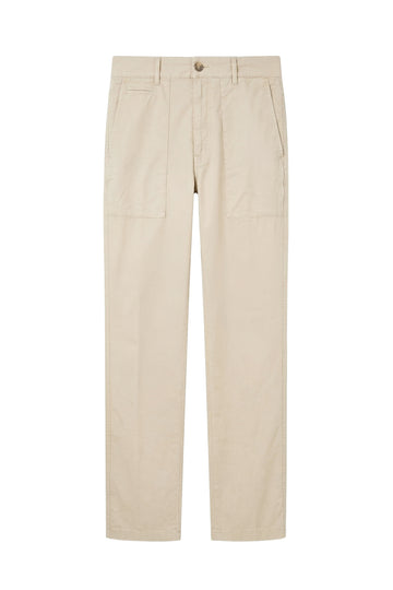 Fatigue-style cotton trousers