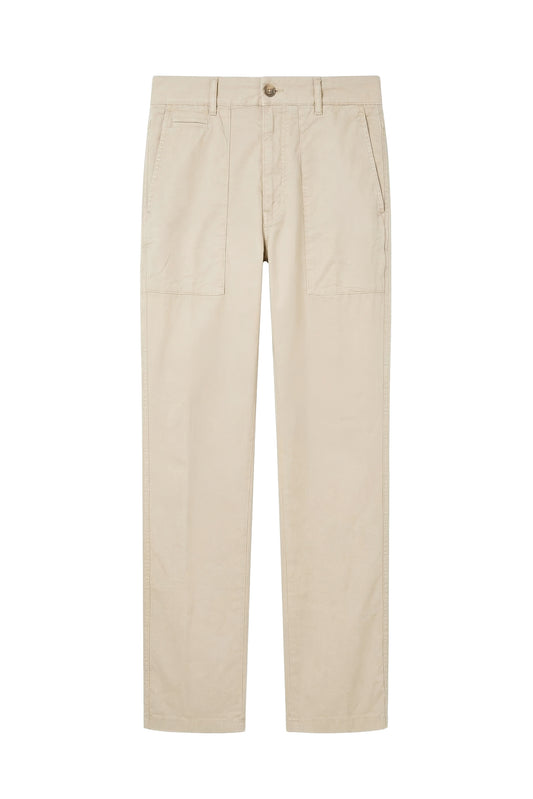 Fatigue-style cotton trousers