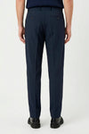 Wide-fit textured stretch seersucker fabric
