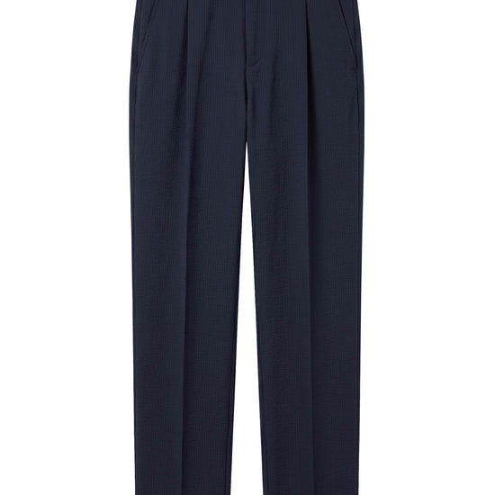 Wide-fit textured stretch seersucker fabric - MONTEZEMOLO