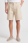 ZMART Single-Pleat Bermuda Shorts