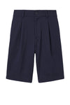 ZMART Single-Pleat Bermuda Shorts