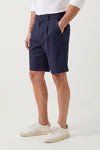 ZMART Single-Pleat Bermuda Shorts