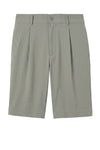 ZMART Single-Pleat Bermuda Shorts