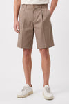 ZMART Single-Pleat Bermuda Shorts
