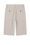 Fine-Stripe Stretch Cotton Seersucker Bermuda Short