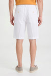 Seersucker Bermuda Shorts with Drawstring - MONTEZEMOLO
