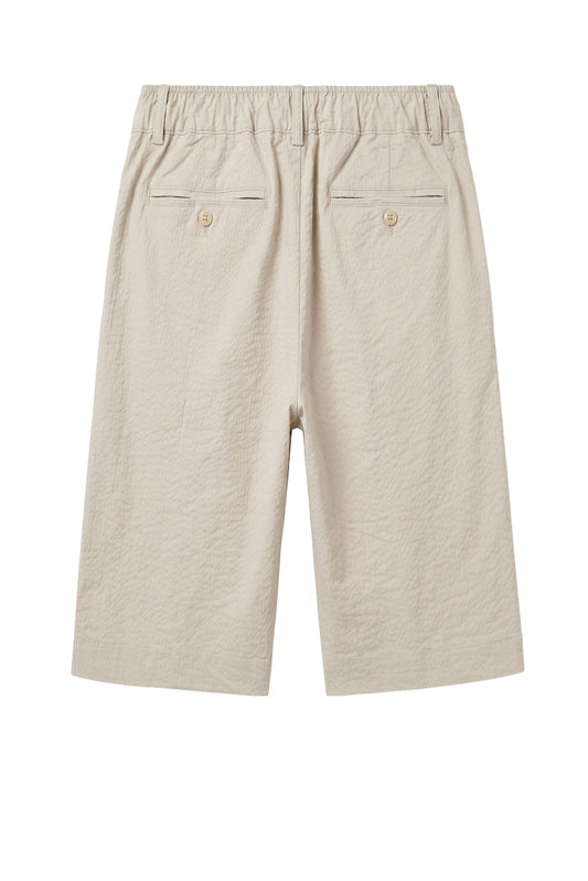Bermuda in seersucker con coulisse