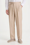 Cotton & Linen Wide-Fit Trousers