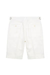 Cotton & Linen Wide-Fit Bermuda Shorts