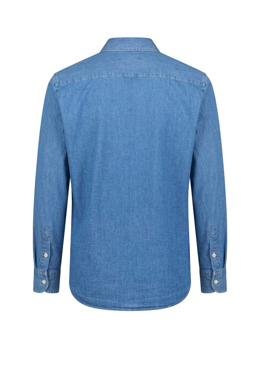 Stretch denim shirt
