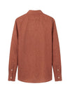 Pure linen button-down spear collar shirt - MONTEZEMOLO