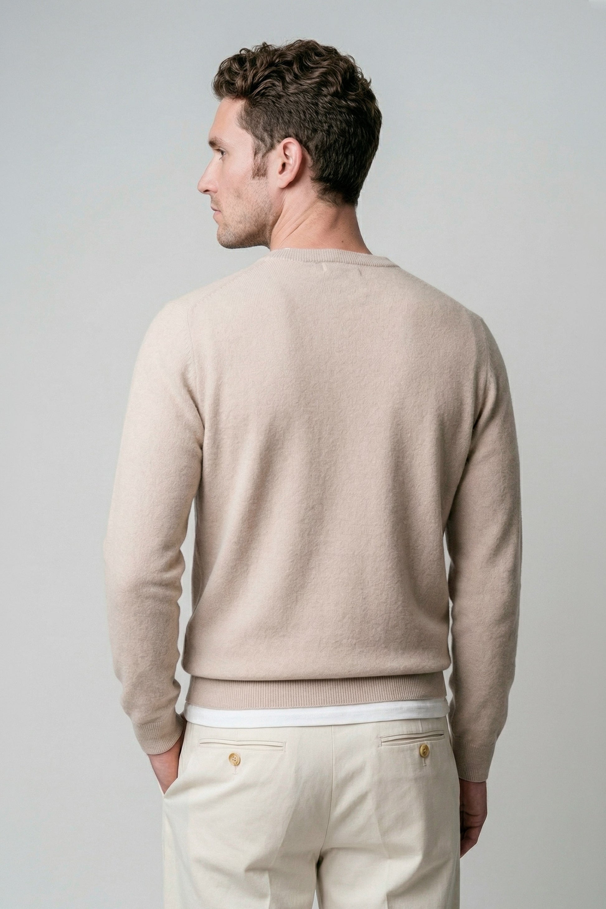 Pure cotton crewneck sweater - MONTEZEMOLO
