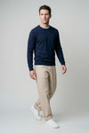 Pure cotton crewneck sweater - MONTEZEMOLO
